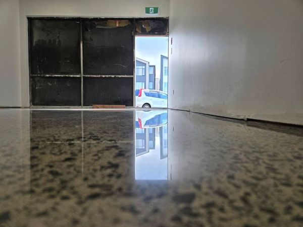 View of a polished floor