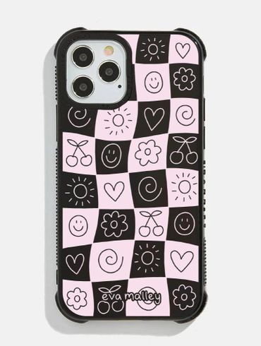 Eva Malley Check Icon iPhone Case | Skinnydip London