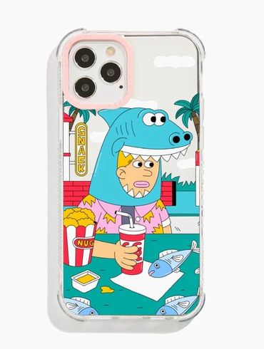 Dirty Pote Shark Snacks Phone Case | Skinnydip London
