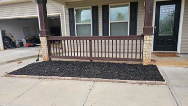 New mulch laid