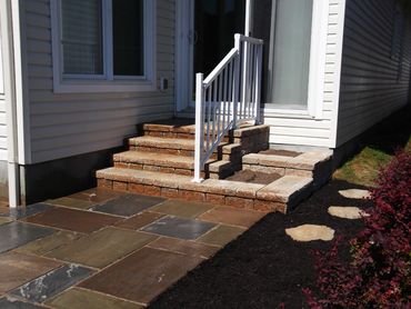 Image showing the front view of a house