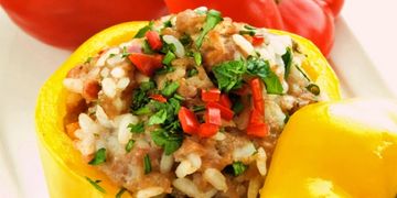Stuffed Pepper With Rice
