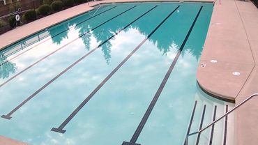 This community pool has 4k resolution to capture the finest detail!