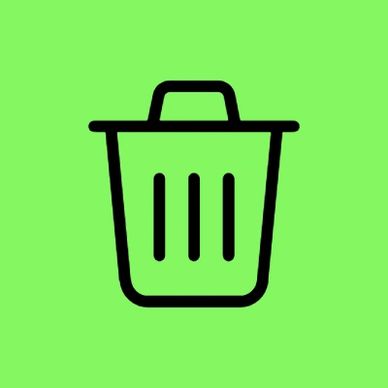Rubbish bin for rubbish removal