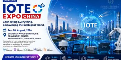 IOTE Expo China 2026 promoting IoT and smart technologies in Shenzhen.