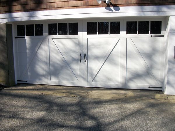 Steel Carriage House Door with PVC overlay