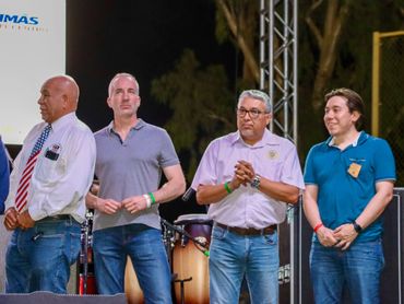 Ian McGaughey participating in the San Luis 4th of July ceremony