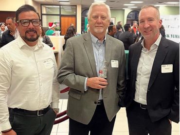 Ian McGaughey at a local Chamber of Commerce mixer