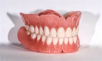 complete denture model