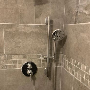 Custom shower installation