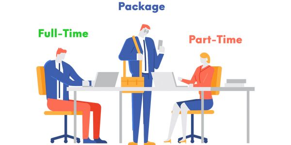 Different hiring rules full-time part-time package