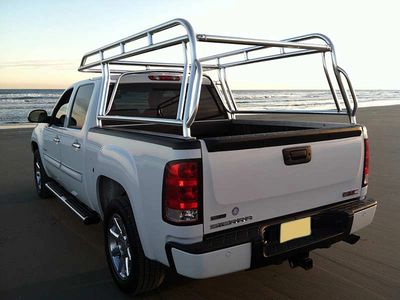Aluminum Ladder Rack on a GMC Sierra
