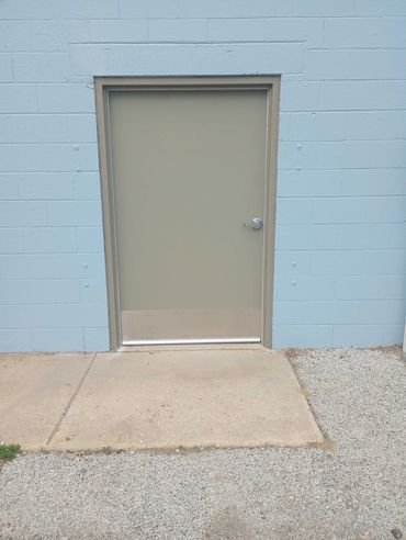 Replace commercial door