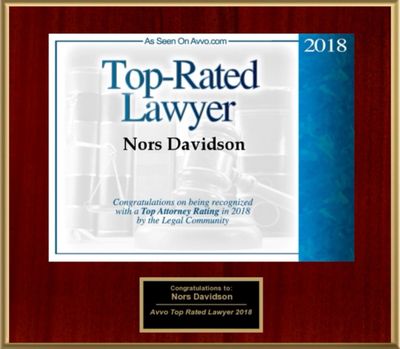 San Francisco DUI attorney Nors Davidson is Top-Rated DUI Lawyer on AVVO year after year.