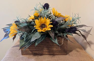 Yellow Sun Centerpiece