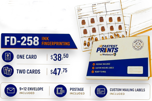Illustration depicting Fastest Prints packages, pricing and inclusions