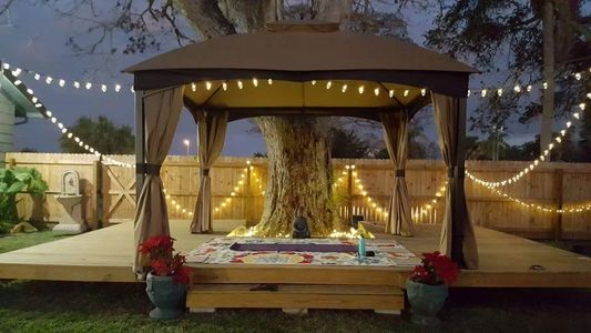 Full Moon Yoga Outdoor Yoga Palmetto Bradenton Ellenton Parrish Yoga classes  A Little Twisted North