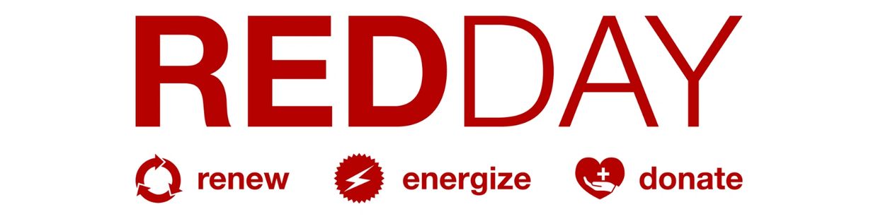 Redday logo on display of the website