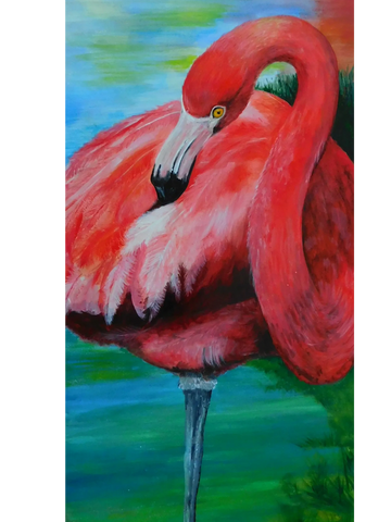 7 x 14 Acrylic  - Print ... $30.00
10 x 20 Print ... $45.00
Original  available with frame  $310
Or