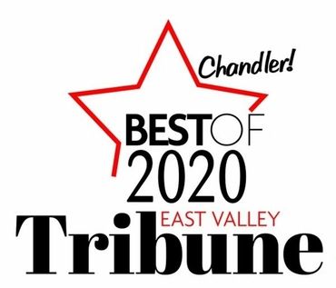 Logo for Chandler's Best of 2020 by East Valley Tribune.
