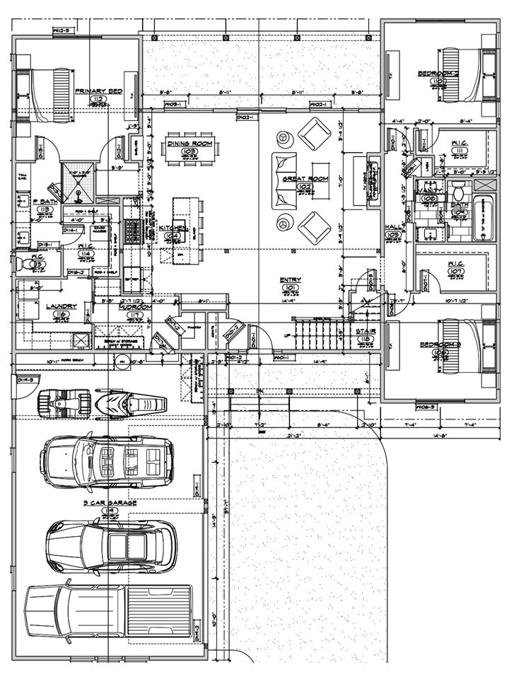 The Estates at Beaumont Place Two Story Floor 1 - Plan B