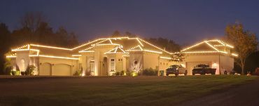 Christmas Lights Install Warm White Deluxe Package