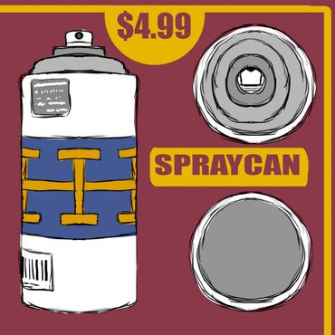 Spray Can Model Sheet