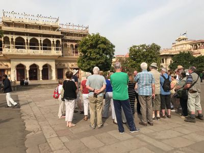 My tour group in Jaipur, India