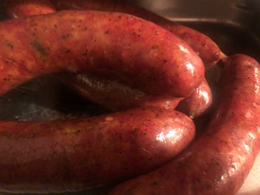 Homemade sausage