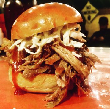 Pulled pork sandwich