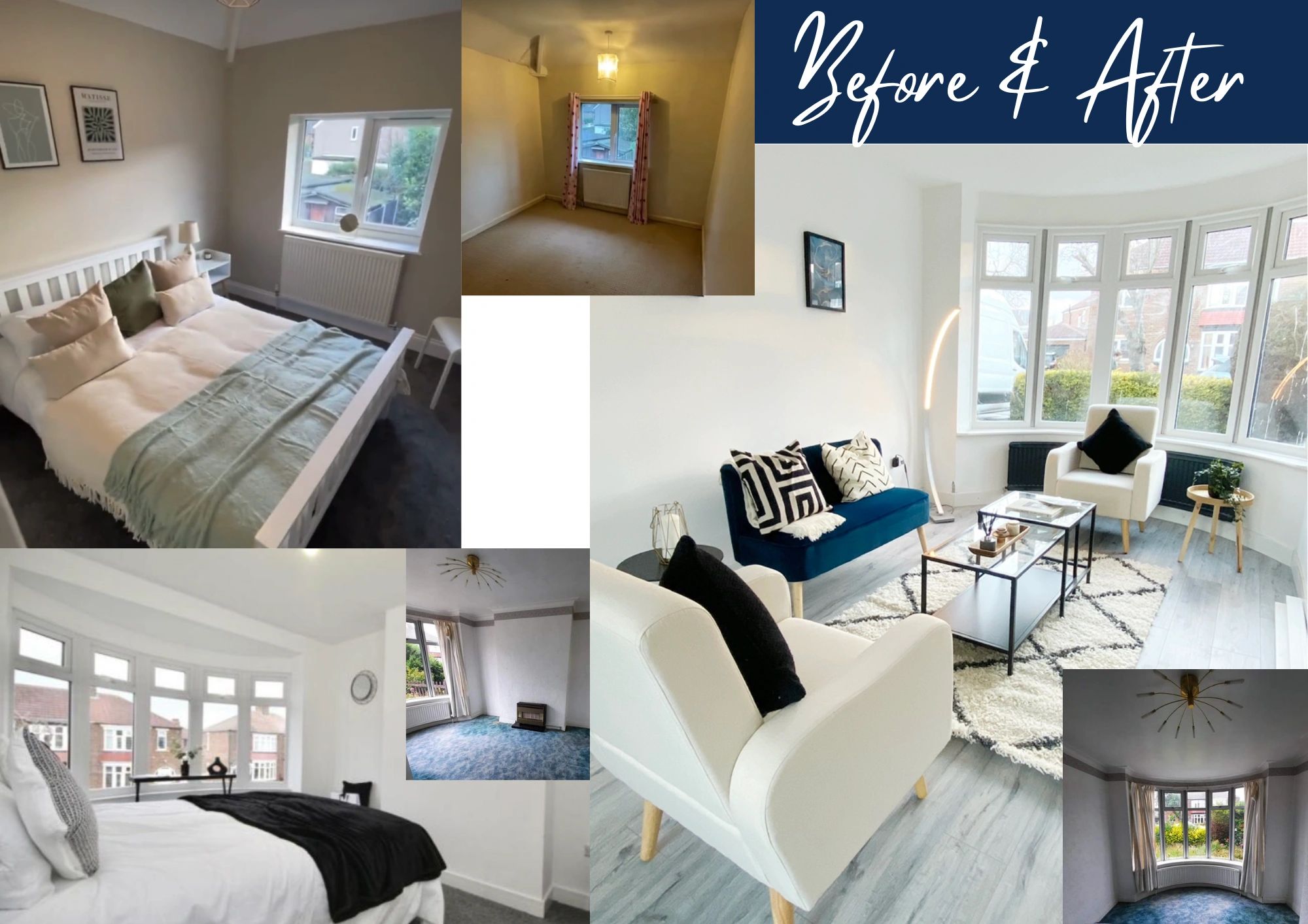 Signature Property Stagers showhome before and after