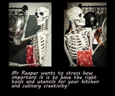 Halloween is around the corner and Mr and Mrs Reaper come around with their household hints for the