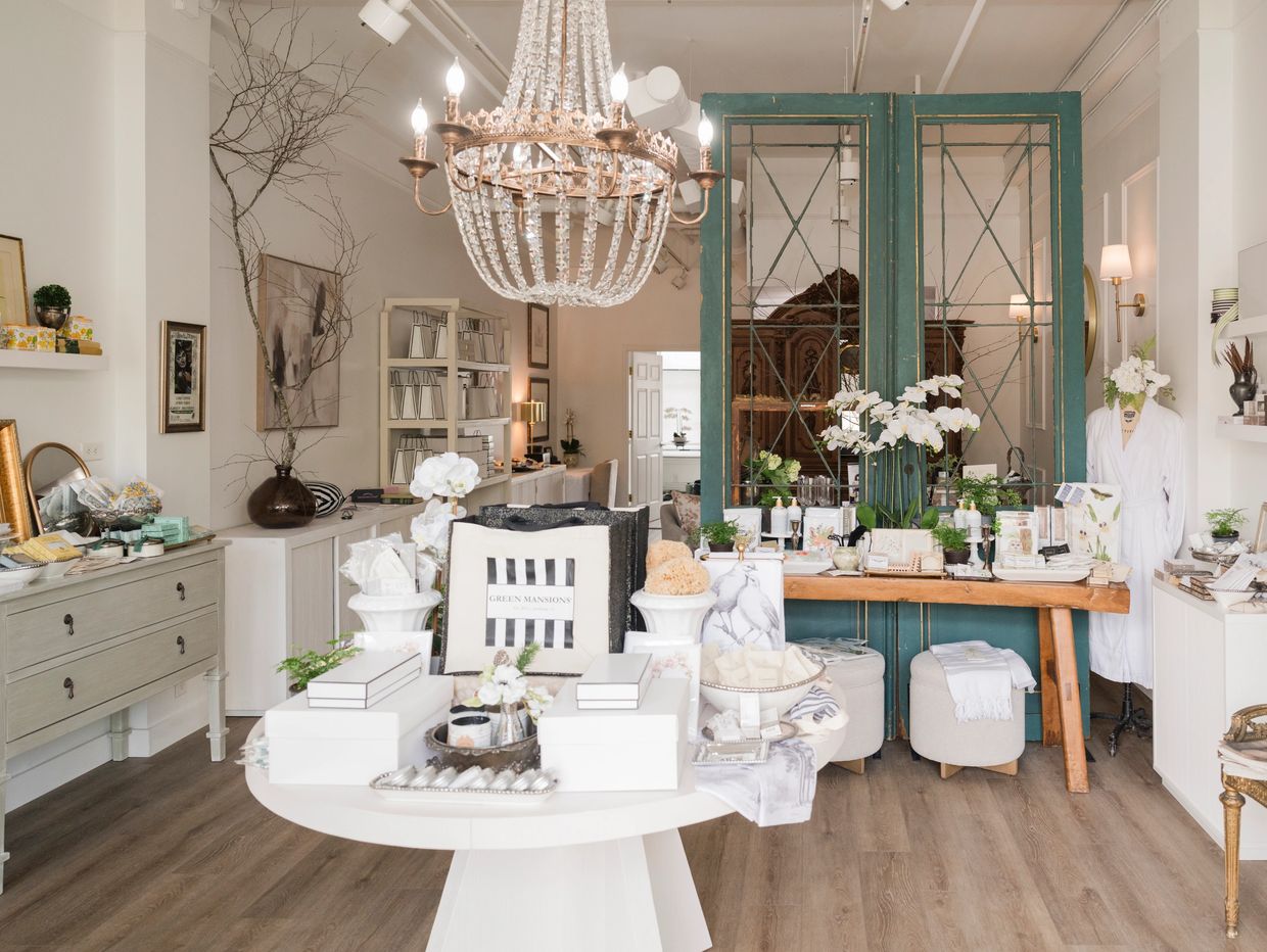 Showroom area of Green Mansions.