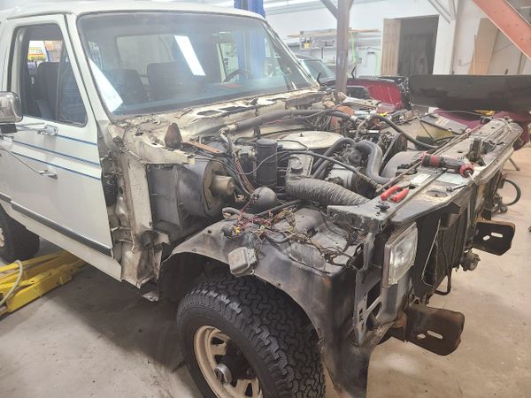 1984 Ford Bronco Auto Restoration will be a frame-off job with a new crate engine 460 with 575 h