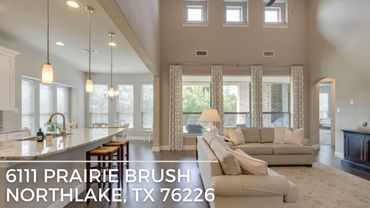 living room of 6111 prairie brush trl  Northlake tx 76226 sold by sandy bolinger Realtor