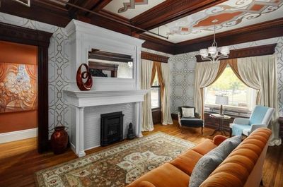 Parlor at The New Victorian Mansion