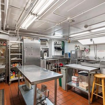 Commercial Kitchen at The New Victorian Mansion
