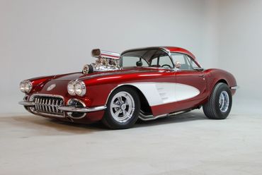 LIL' JOHN'S 1958 CANDY APPLE RED CORVETTE