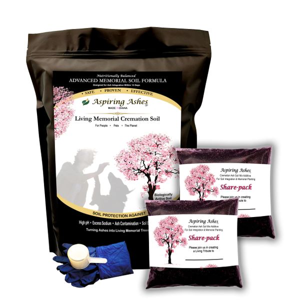 Soil Cremation Mixture for Planting Ashes into Trees. Use for both Pet and Human Ashes for eco-frien