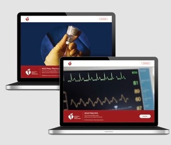 NEW! ACLS Prep: ECG & ACLS Prep: Pharmacology Courses
Specifically designed to address a key knowle