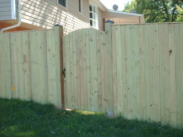 Solid Board with Arch in Pressure Treated Pine