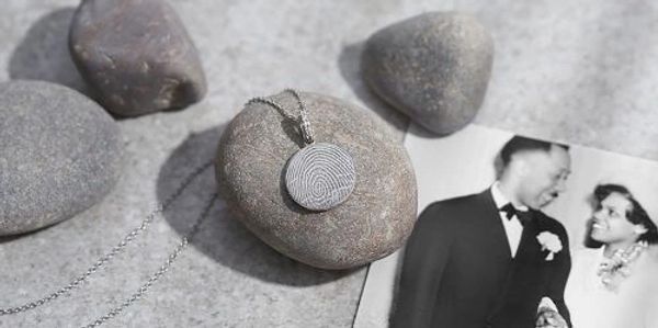 Fingerprint Jewellery. Memorial Jewellery, Ever-With Jewellery.