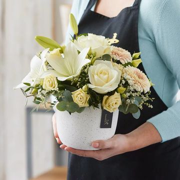 Neutrals Arrangement Made With The Finest Flowers