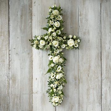 White And Green Cross