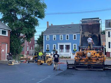 Salvation Army, rip out, regrade, base & top