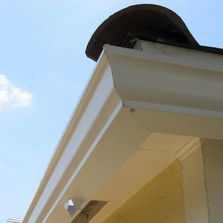 A gutter with a hand cut mitre is superior in looks, quality and craftsmanship.