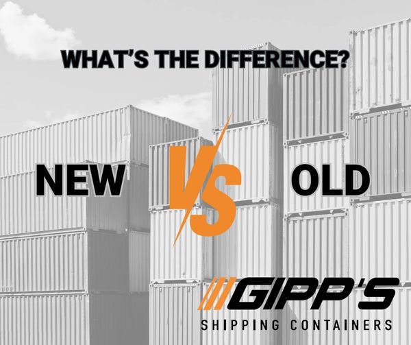 What is the difference between New vs Old Shipping Containers?