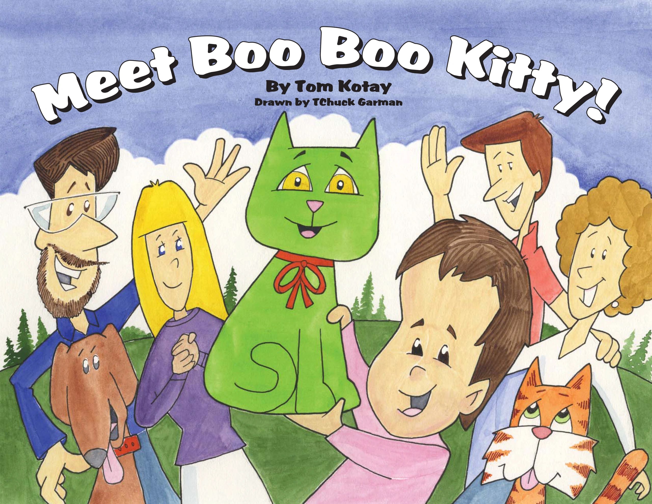 Meet Boo Boo Kitty, the cover of book one.