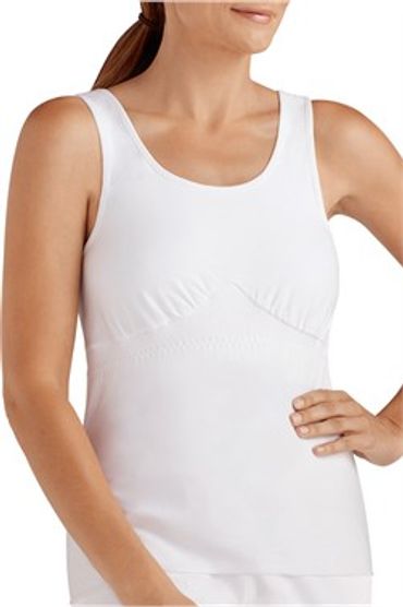 Post surgical tank tops with built in pockets for drain tubes.