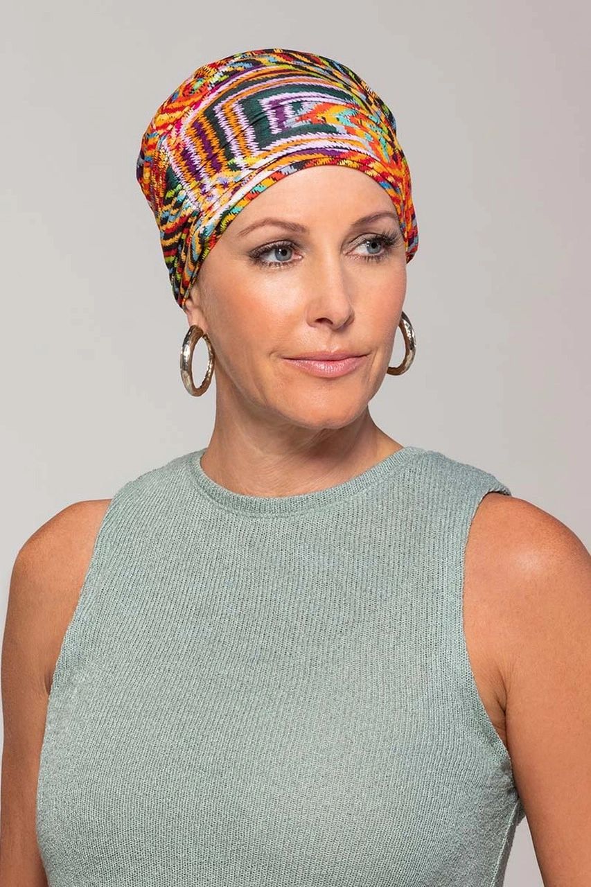 Bamboo head cover for chemotherapy hair loss